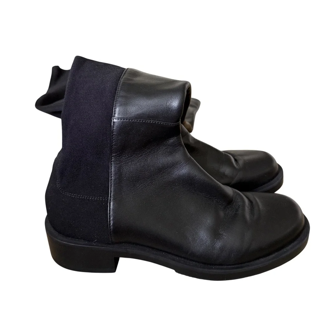 Stuart Weitzman Celia Over The Knee Boots Size 7 Black Nappa Leather